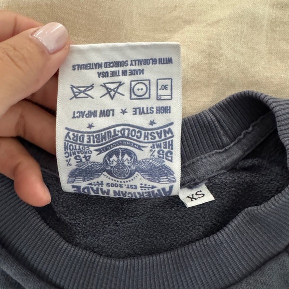 Jungmaven Navy Sweatshirt - Picture 8 of 8